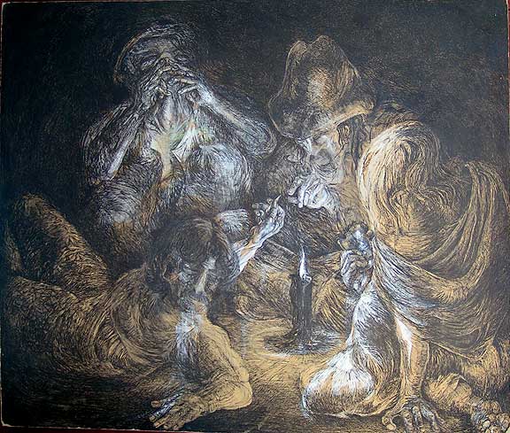 Image of the painting titled "Night Watch"